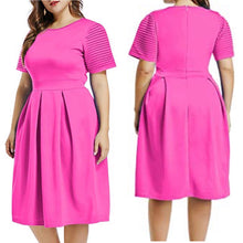 Load image into Gallery viewer, He is Risen Fit and Flare Dress (Plus Size)