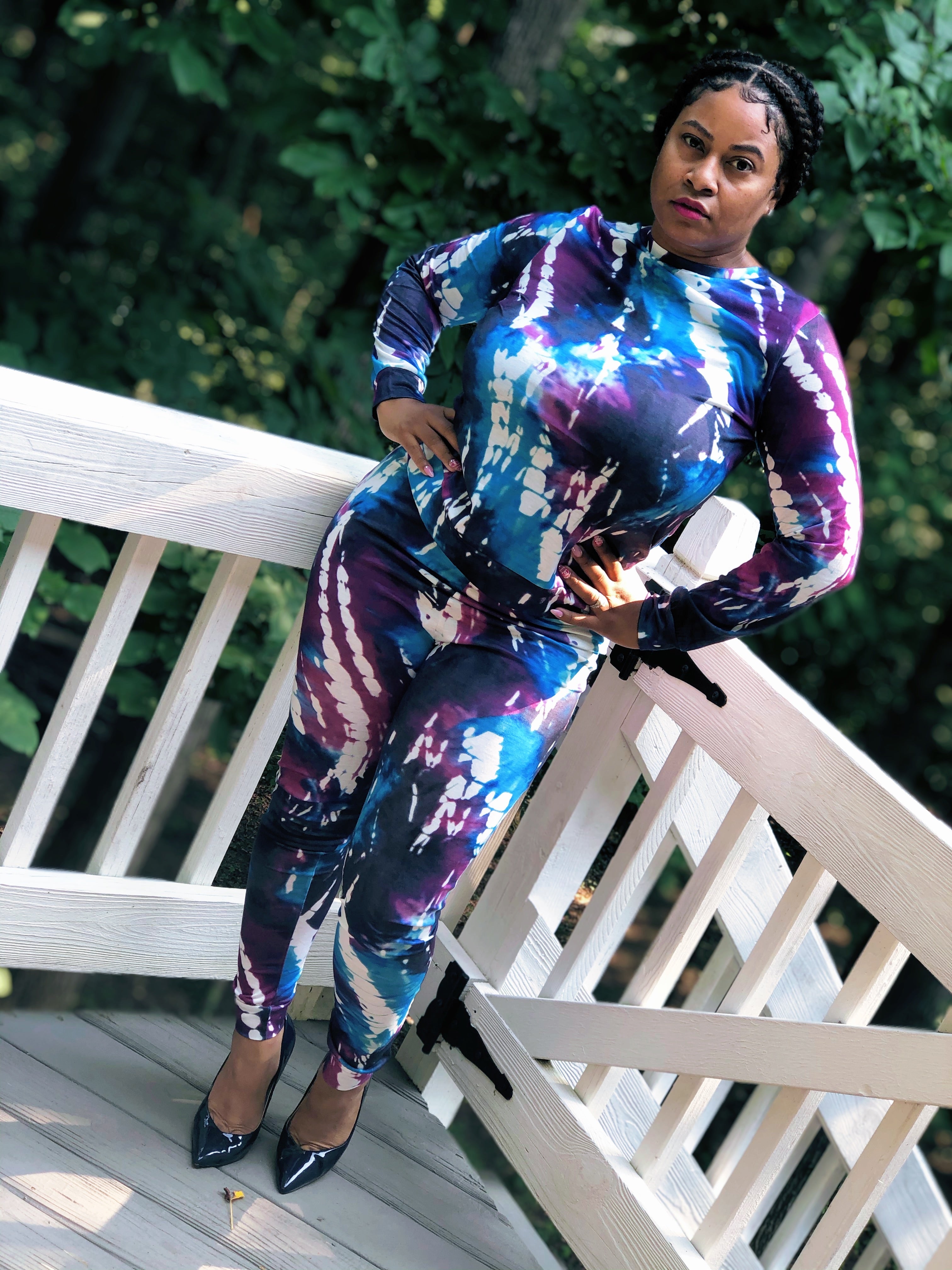 Tye Dye Athleisure Pant Set (Plus Size Available) – SLAY Couture by Jaz