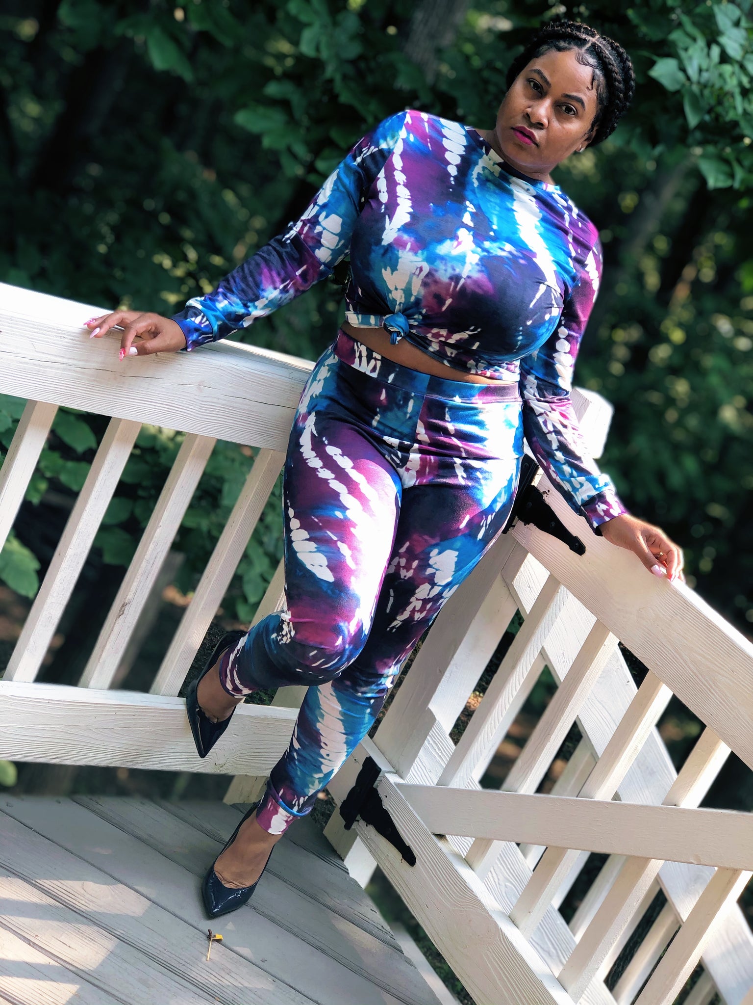 Tye Dye Athleisure Pant Set (Plus Size Available) – SLAY Couture by Jaz