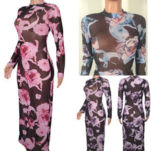 Load image into Gallery viewer, Floral Sheer Multi-Use Dress - Plus Size Available