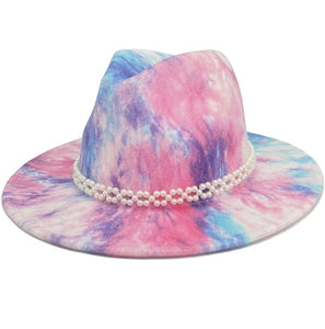 Cool Tye Dye Fedora