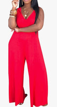 Load image into Gallery viewer, Palazzo Hoodie Jumpsuit (Plus Size Available)