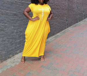 Faith Tee Dress (Plus Size Only)