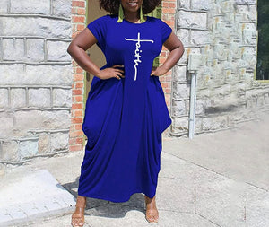 Faith Tee Dress (Plus Size Only)